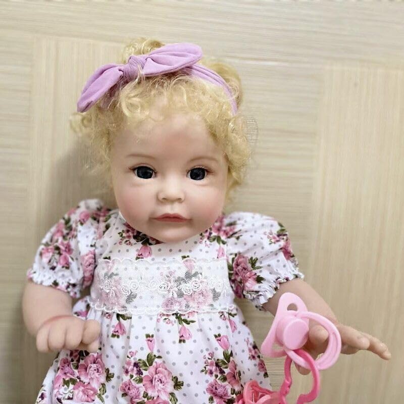 お口が開く リボーンドール フルシリコン ブロンドヘアーが美しい綺麗な女の子 お口が開くリボーンドール フルシリコン ブロンドヘアーが綺麗な